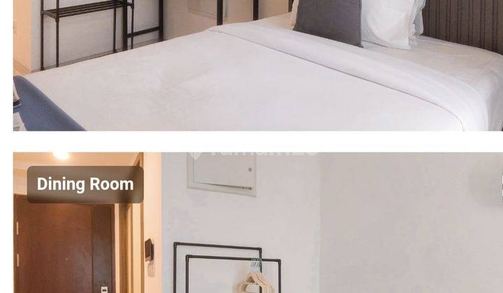 kamar tidur apartemen siap huni sky house