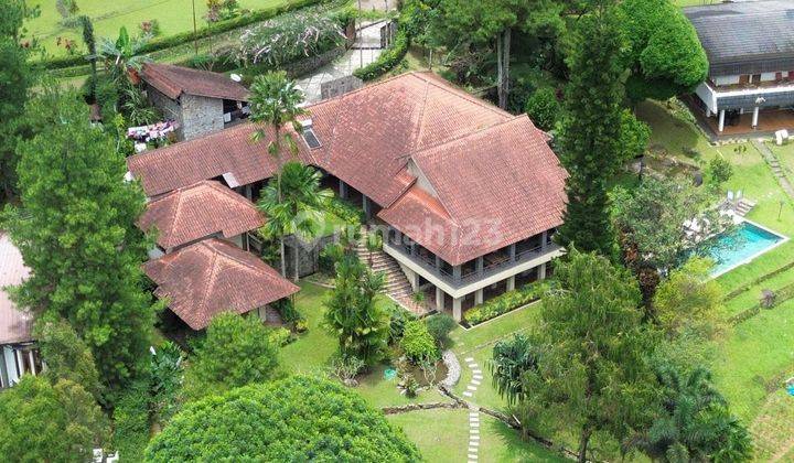 VILLA  CISARUA-PUNCAK ~ LT/LB 3710/800 ~ VIEW CANTIK GUNUNG & SAWAH