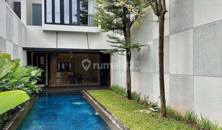 RUMAH DIJUAL CIPETE - CILANDAK ~ LT/LB 407/500 ~ MODERN TROPICAL TOWNHOUSE ~ DEKAT MRT STATION 2