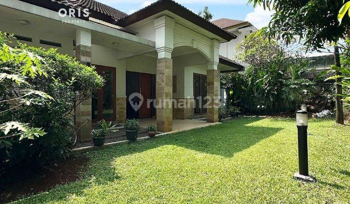 DISEWA RUMAH KEMANG ~ LT/LB 1250/500 ~ HALAMAN LUAS 1