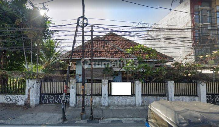 Rumah Hitung Tanah di Jl Tambak Jakarta Pusat , Area Komersil, Pinggir Jalan Raya. 1