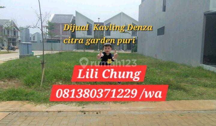 Kavling Dijual Luas 150m2 Hoek Cluster Denza Citra Garden Puri Jakarta Barat 1