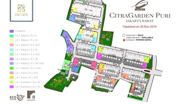 Kavling Dijual Luas 150m2 Hoek Cluster Denza Citra Garden Puri Jakarta Barat 2