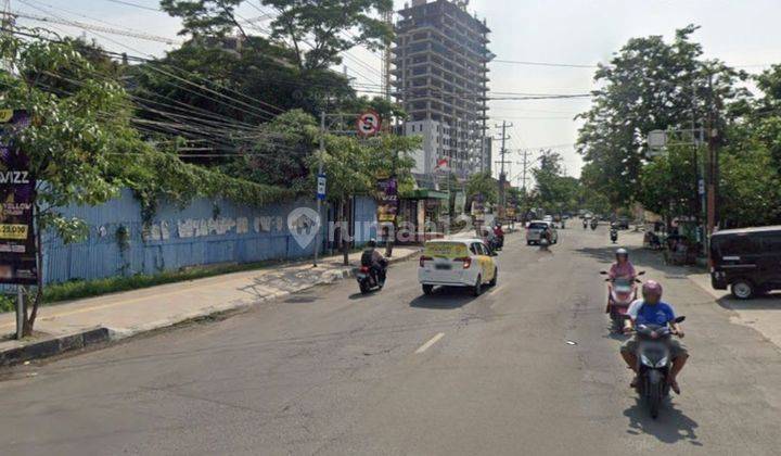 Tanah tengah kota pinggir jalan raya sangat strategis di Semarang 2