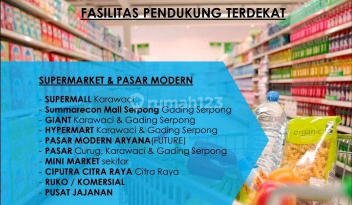 RUMAH READY STOK DEKAT KE KAWASAN LIPPO KARAWACI DAN GADING  12