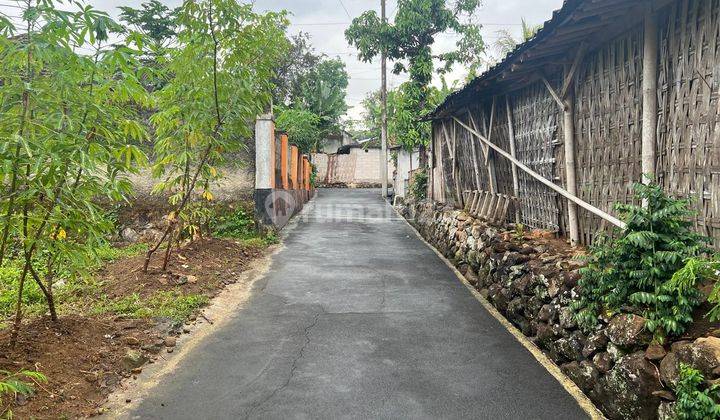 Tanah Datar 600m² Barat Pasar Karangpandan  2