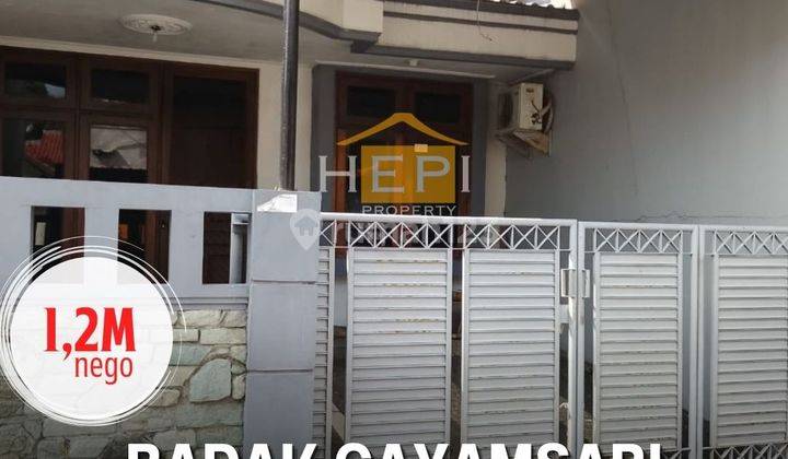 Rumah dijual di jalan Badak Gayamsari kota Semarang bebas banjir 1