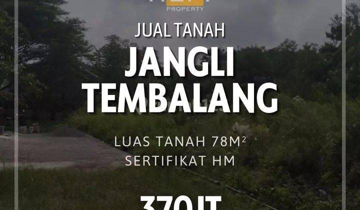 Tanah di jual di Jangli Tembalang Siap bangun di Semarang kota 1