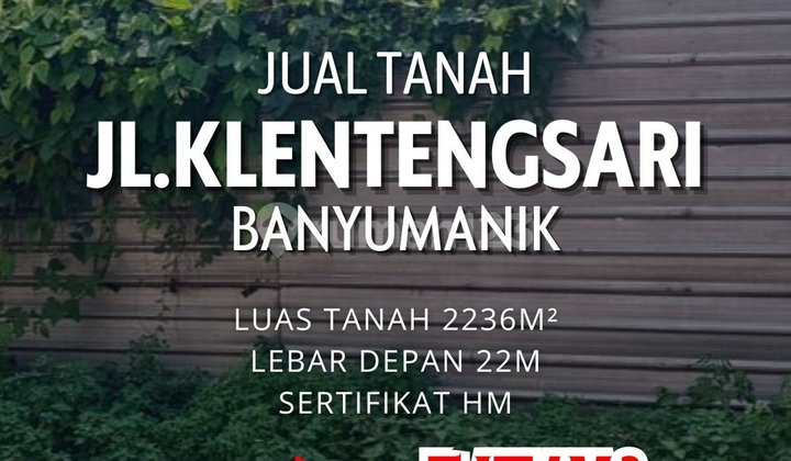 Tanah di Jual Cepat di Jalan Klentengsari Banyumanik Kota Semarang Atas di Bawah Harga Pasar 1