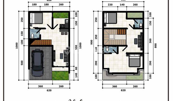 Rumah Baru Rungkut Harapan Modern Minimalis 2 Lantai Hadap Selatan  1