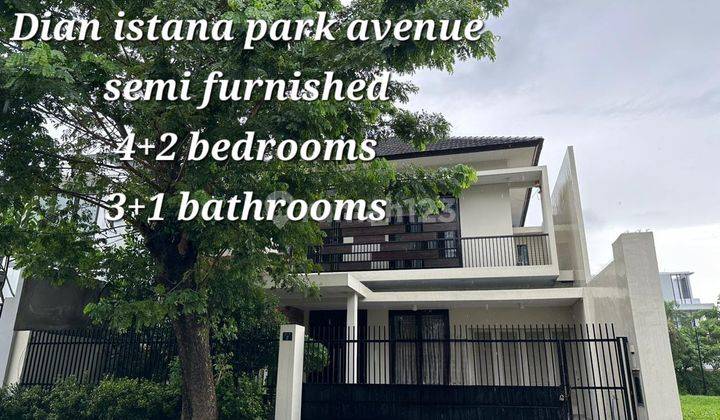 Dian Istana Park Avenue Wiyung Semi Furnished 4 Bedrooms Hadap Utara 1