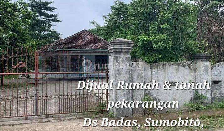 Rumah Dan Pekarangan Luas Desa Badas Sumobito Jombang Hadap Selatan SHM 1