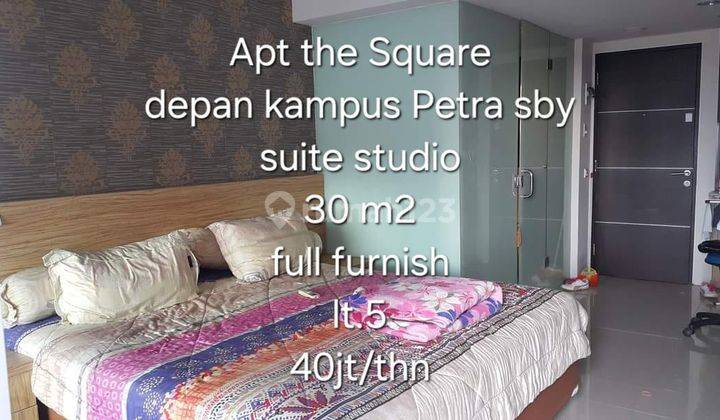 Apartemen The Square Depan Kampus Petra Suite Studio Full Furnish  1