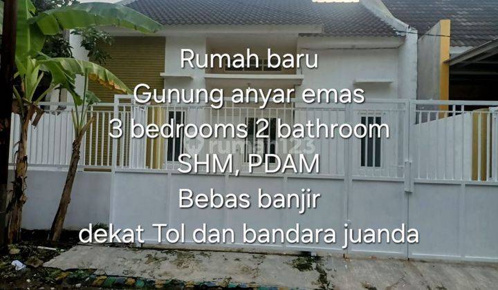 Rumah baru gunung anyar emas dekat Merr Tol dan bandara juanda 1