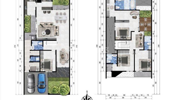 Rumah Baru Mewah Woodland Citraland Hadap Utara Ada Taman Belakangd  2