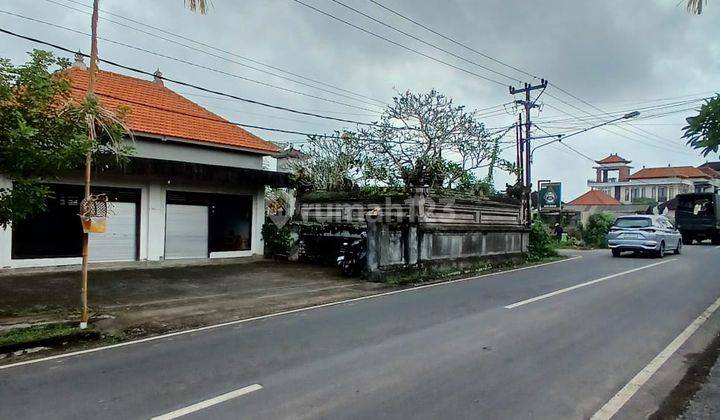 Rumah pinggir jalan raya ir.sutami kemenuh sukawati gianyar dekat minimarket lokasi strategis ramai cocok usaha dan kantor 1