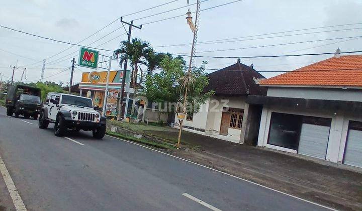 Rumah pinggir jalan raya ir.sutami kemenuh sukawati gianyar dekat minimarket lokasi strategis ramai cocok usaha dan kantor 2