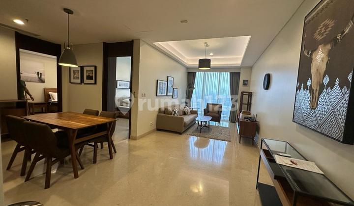 Disewakan : Apartmen Pondok Indah Residences Bagus 2 BR Furnished, high floor siap huni  1