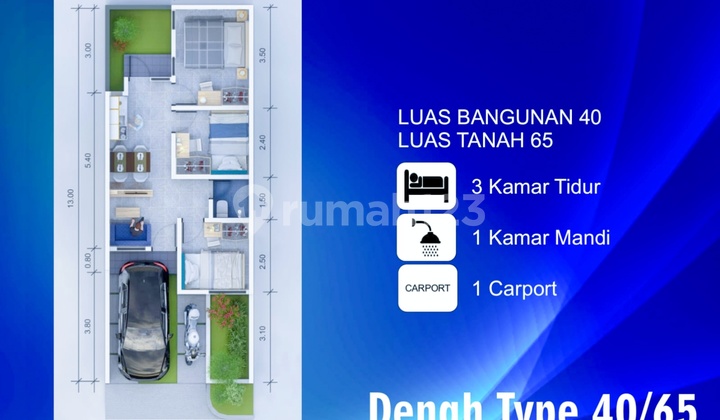 Rumah Cantik 1 Juta All in Tanpa DP Free Biaya Biaya Free KPR 4
