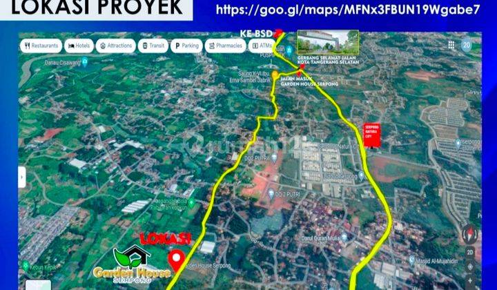 Rumah Baru Kawasan Serpong Selatan 15 menit Tol Serpong & Stasiun 14