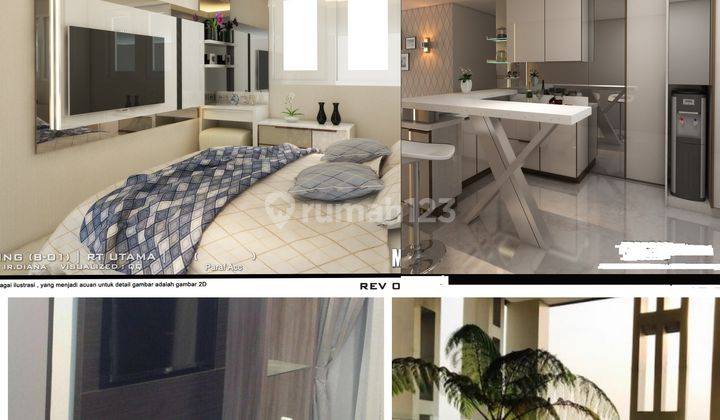 Apartemen Gardenia Boulevard 2Br 58m2 SHM Pejaten Mall, Kemang Tb Simatupang  1