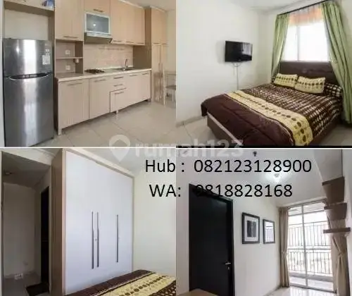 Di Jual jauh dibawah  NJOP Apartemen Gardenia Boulevard 2 BR 35m2, SHM FF Lux, Bisa Pilih  1