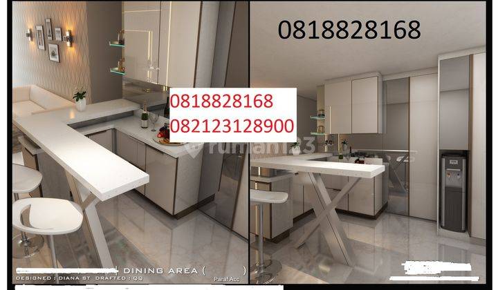 Disewa Apartemen Sky Terrace Lagoon 2BR 2Km 90m2 By Metric Interior Daan Mogot Baru ,Cicil Bulan 2