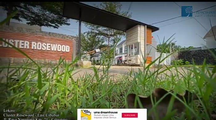 Cluster Rosewood di Timur Cibubur, Lokasi gerbang di Jalan Raya Narogong, hanya 2km ke Toll Cimaci dan ke Kota Wisata... Harga menarik 2