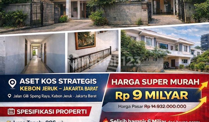 Rumah, 2 Lantai, di Kebon Jeruk, 2