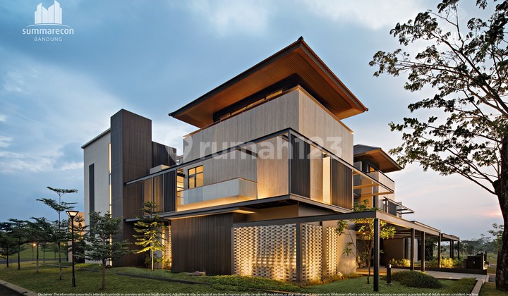 Rumah 2 Lantai + Attic Room Selangkah Dari Mall Summarecon Lux Premium Mewah Xandari 1