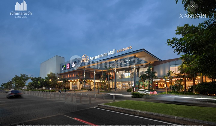Rumah 2 Lantai + Attic Room Selangkah Dari Mall Summarecon Lux Premium Mewah Xandari 2