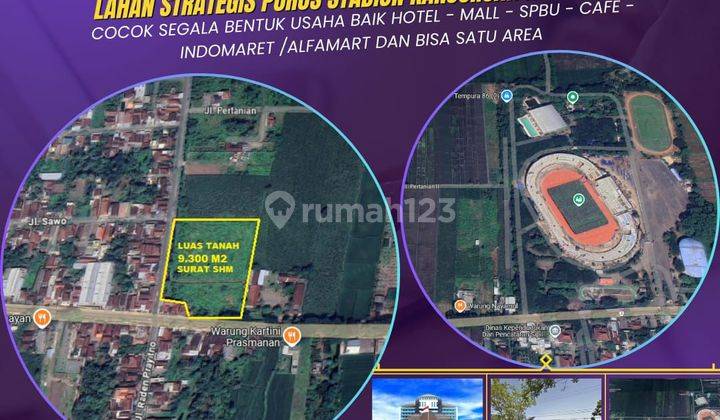 Lahan Strategis Perempatan Poros Stadion Kanjuruan Kepanjen Malang 2