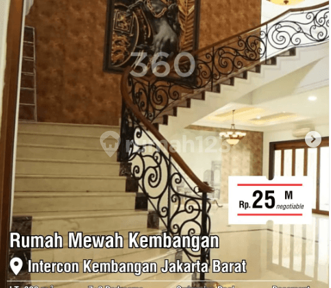 Dijual Rumah Mewah Di Intercon Kembangan Uk800m2 Elegant At Jakarta Barat 1