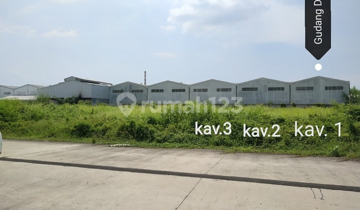 FOR SALE AFFORDABLE LOTS IN THE WAREHOUSE AREA OF SENTRA BIZHUB WEST KARAWANG (KSB)
