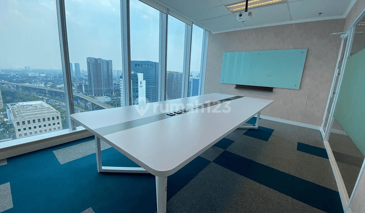 Office Space Kondisi Furnished di Palma Tower, Kebayoran Lama, Jakarta Selatan 1