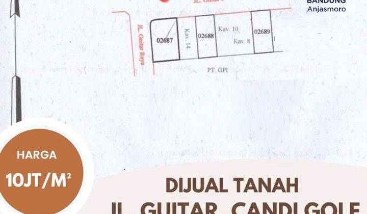 Tanah Di Jl Guitar,graha Candi Golf 1
