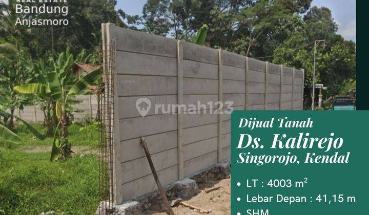 Tanah di Desa Kalirejo,Kendal 1