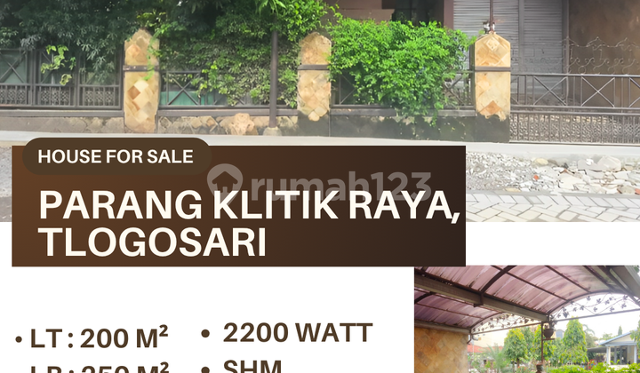 Dijual Rumah Parang Klitik Raya  1