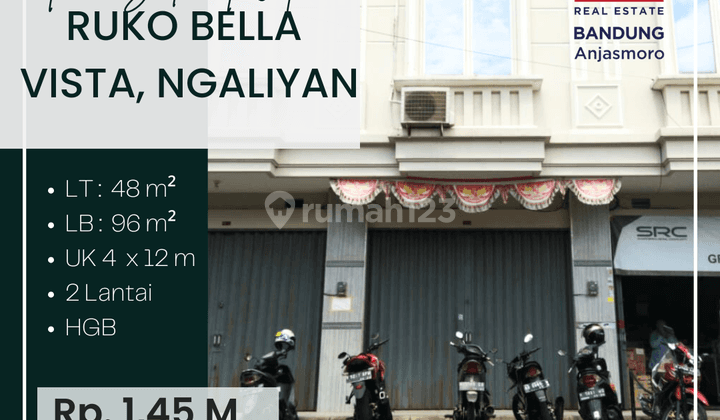 Dijual  Ruko di Bella Vista Ngaliyan, Ngaliyan 1