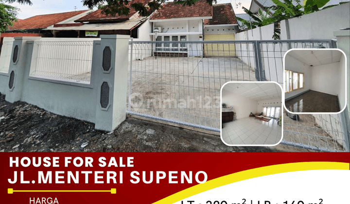 Dijual Rumah Jl. Menteri Supeno  1