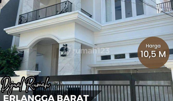 Dijual Rumah Furnished di Jl. Erlangga Barat, Pleburan 1