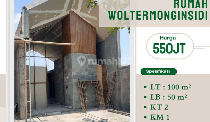 Dijual Rumah di Jl. Woltermonginsidi, Pedurungan 1