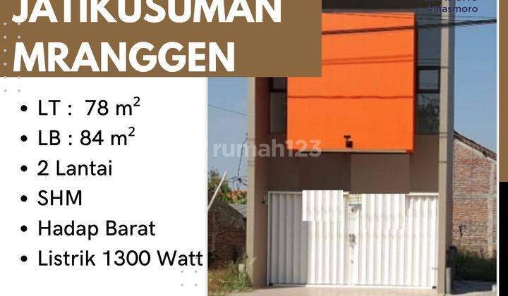 Dijual Ruko di Jl. Jatikusuman, Mranggen 1