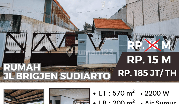 Dijual Rumah di Jl. Brigjen Sudiarto, Semarang Barat 1