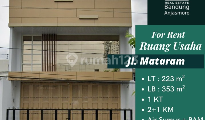For Rent Commercial Space on Mataram Street 1
