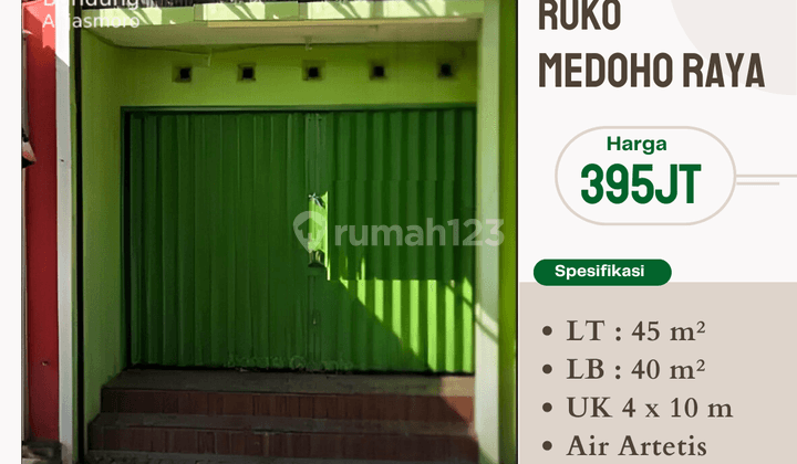 Dijual Ruko Medoho Raya  1