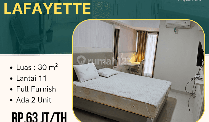 Disewakan Apartemen Lafayette 1