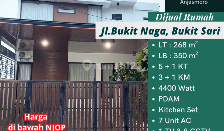 Dijual  Rumah di Jl. Bukit Naga, Bukit Sari 1