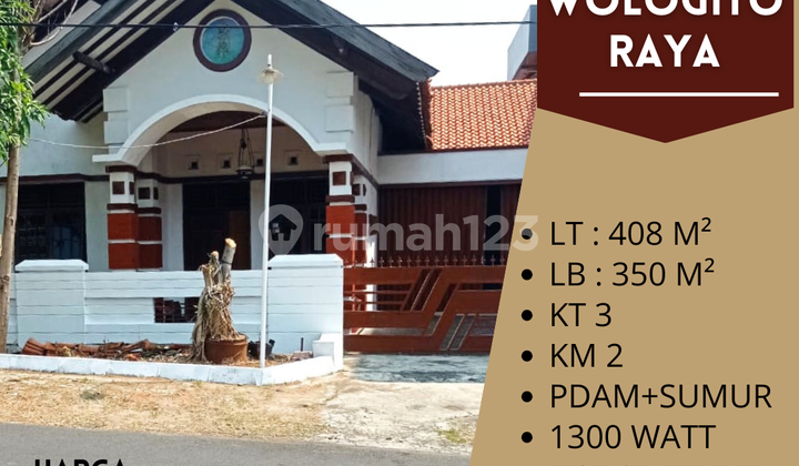 Dijual Rumah Wologito Raya Dijual Rumah Wologito Raya