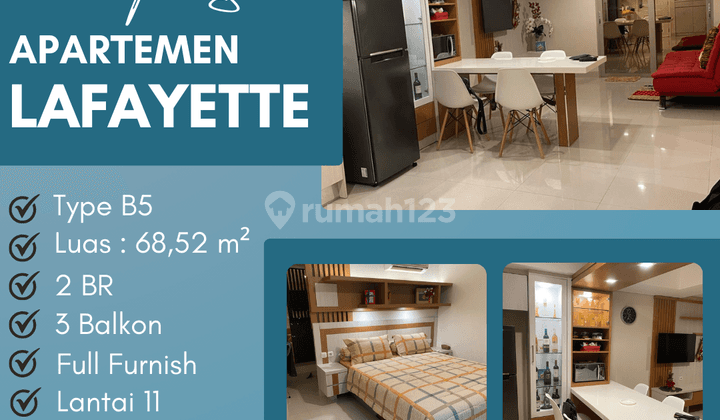 Dijual Apartemen Lafayette  1